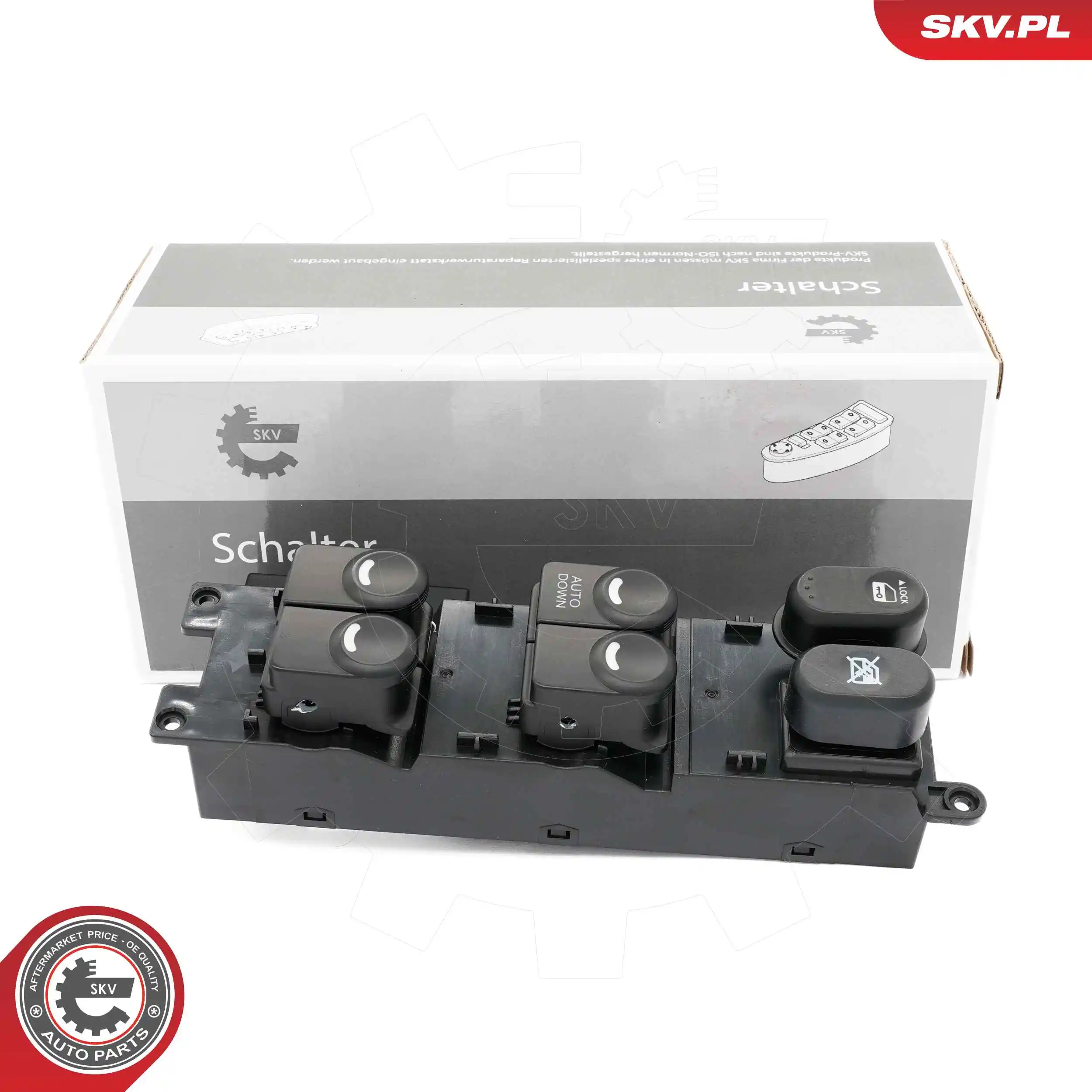 Switch, window regulator